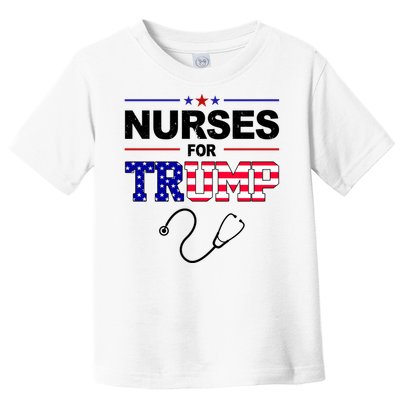 Nurses For Trump Political Election Toddler T-Shirt