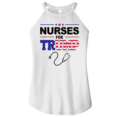 Nurses For Trump Political Election Women's Perfect Tri Rocker Tank