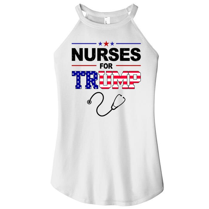 Nurses For Trump Political Election Women's Perfect Tri Rocker Tank