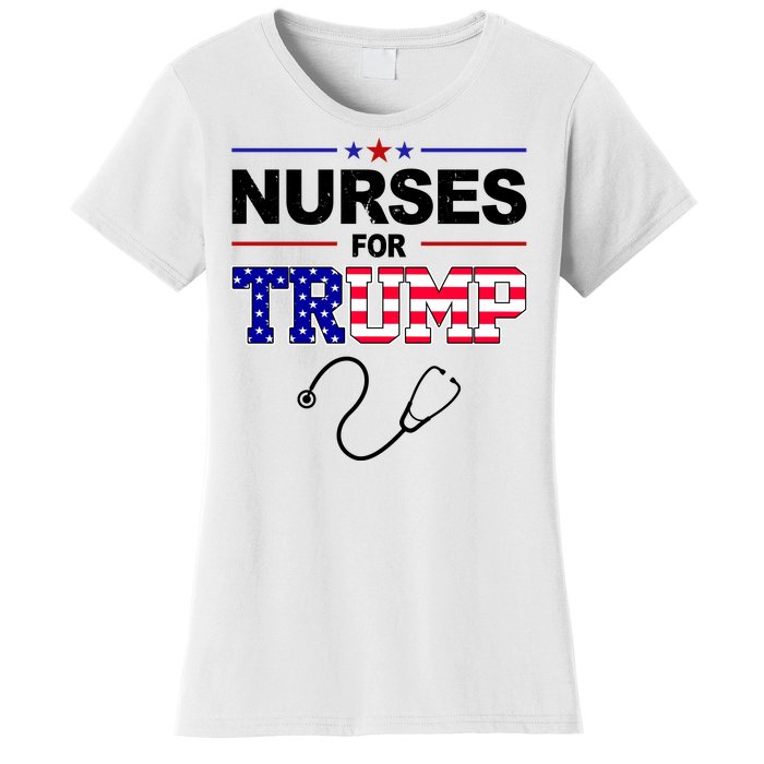 Nurses For Trump Political Election Women's T-Shirt