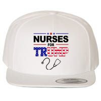 Nurses For Trump Political Election Wool Snapback Cap