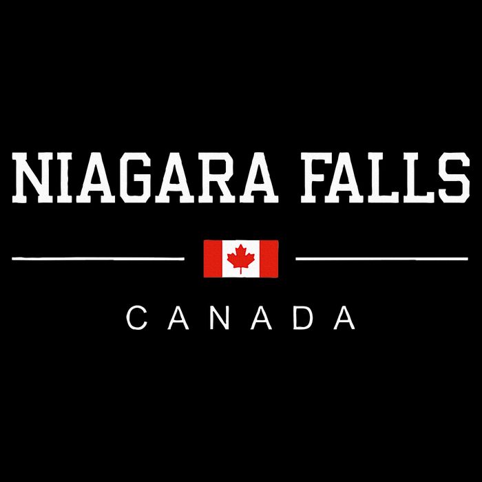 Niagara Falls Tourist Canada Niagara Falls Cropped Pullover Crew