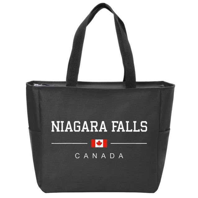 Niagara Falls Tourist Canada Niagara Falls Zip Tote Bag