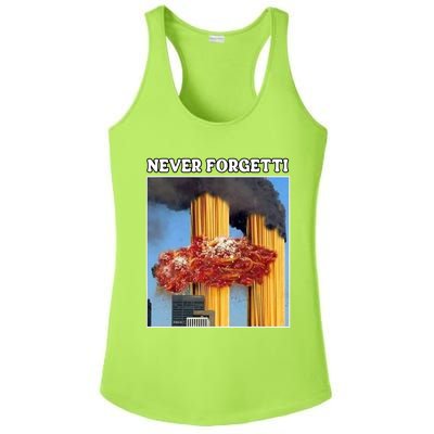 Never Forgetti Tee For Man And Women Never Forgetti Ladies PosiCharge Competitor Racerback Tank