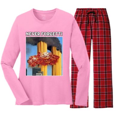 Never Forgetti Tee For Man And Women Never Forgetti Women's Long Sleeve Flannel Pajama Set 