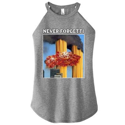 Never Forgetti Tee For Man And Women Never Forgetti Women's Perfect Tri Rocker Tank