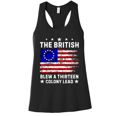 Never Forget The British Blew A Thirteen Colony Lead Women's Racerback Tank