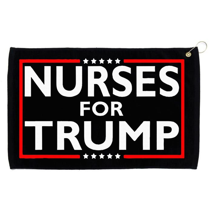 Nurses For Trump President Election 2024 Grommeted Golf Towel