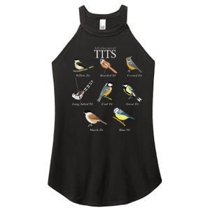 Nerd Funny Tit Birds Birdwatcher Collection Of Titten Bird Women's Perfect Tri Rocker Tank