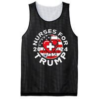 Nurses For Trump 2024 Mesh Reversible Basketball Jersey Tank