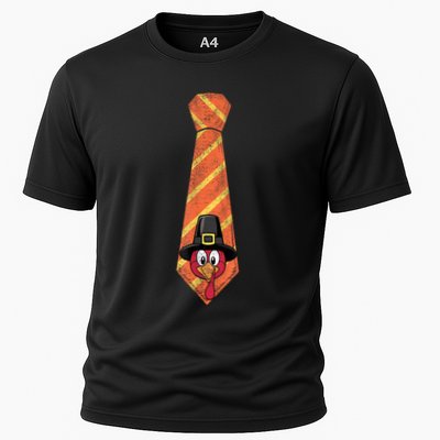 Necktie Funny Thanksgiving Tie With Turkey For Family Dinner Performance Shirt