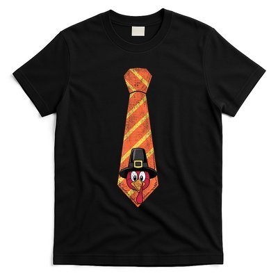 Necktie Funny Thanksgiving Tie With Turkey For Family Dinner T-Shirt