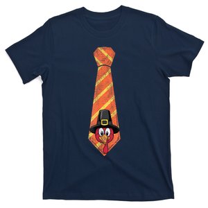 Necktie Funny Thanksgiving Tie With Turkey For Family Dinner T-Shirt