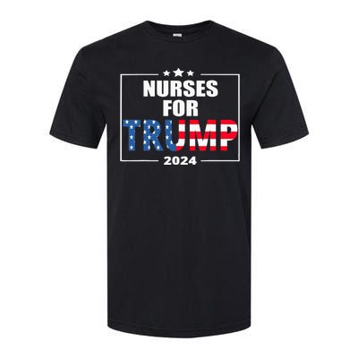 Nurses For Trump 2024 Softstyle CVC T-Shirt