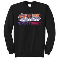 Never Forget Tape Cassette Floppy Disk Sweatshirt