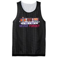 Never Forget Tape Cassette Floppy Disk Mesh Reversible Basketball Jersey Tank