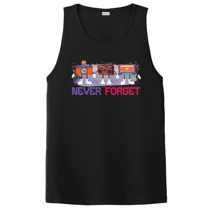 Never Forget Tape Cassette Floppy Disk PosiCharge Competitor Tank