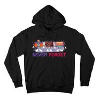 Never Forget Tape Cassette Floppy Disk Tall Hoodie