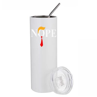 Nope Funny Trump Stainless Steel Tumbler