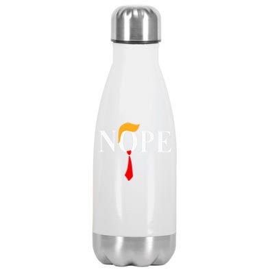 Nope Funny Trump Stainless Steel Insulated Water Bottle