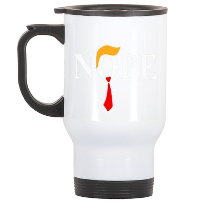 Nope Funny Trump Stainless Steel Travel Mug