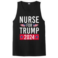 Nurses For Trump 2024 Reelection Trump Republican Usa Flag PosiCharge Competitor Tank