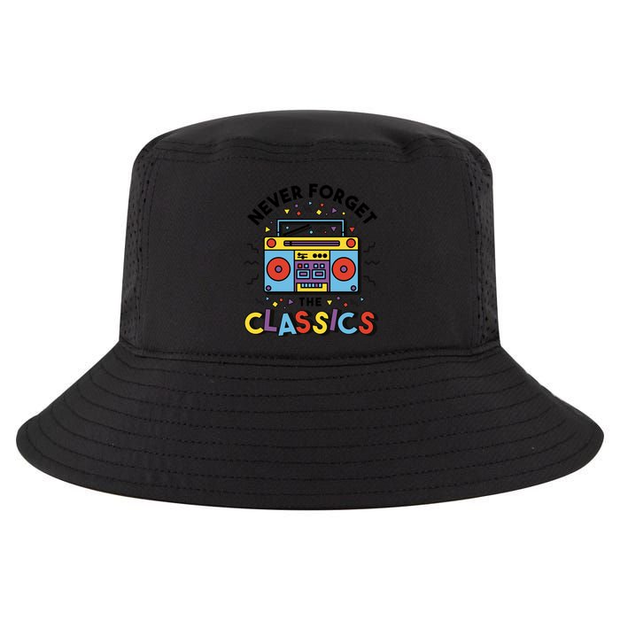 Never Forget The Classics Retro Cool Comfort Performance Bucket Hat