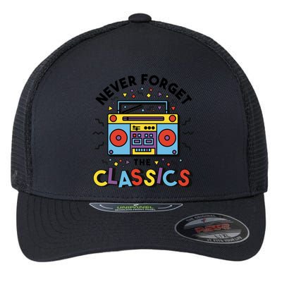 Never Forget The Classics Retro Flexfit Unipanel Trucker Cap