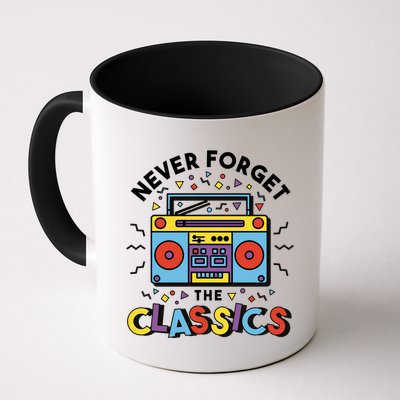 Never Forget The Classics Retro Mug
