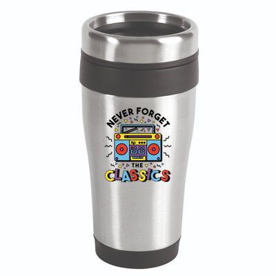 Never Forget The Classics Retro 16oz Travel Tumbler