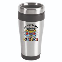 Never Forget The Classics Retro 16oz Travel Tumbler