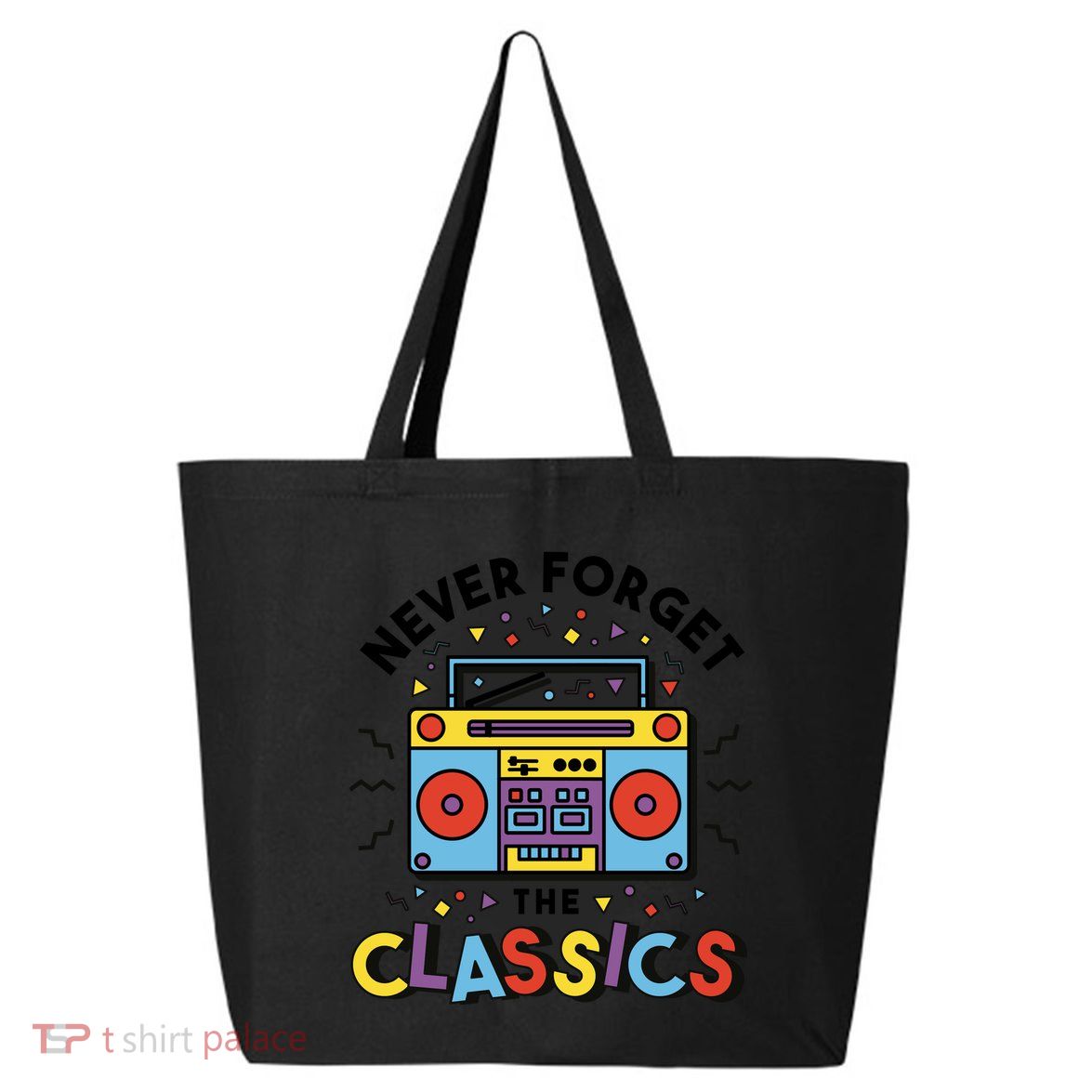 Never Forget The Classics Retro 25L Jumbo Tote