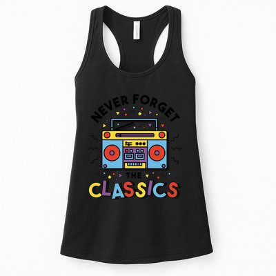 Never Forget The Classics Retro Womens Tank Top