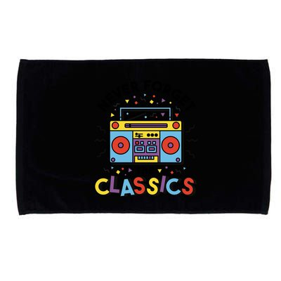 Never Forget The Classics Retro Microfiber Hand Towel
