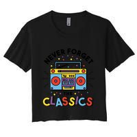Never Forget The Classics Retro Crop Top