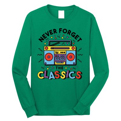 Never Forget The Classics Retro Long Sleeve Shirt