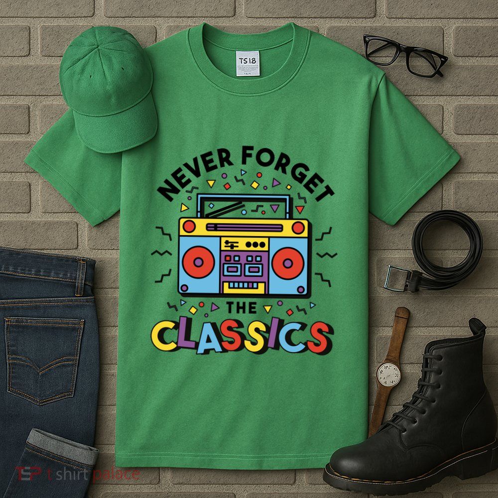 Never Forget The Classics Retro Tall T-Shirt