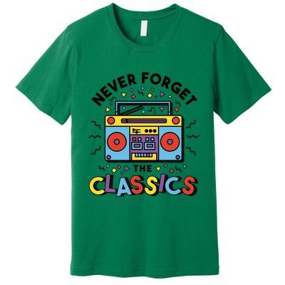 Never Forget The Classics Retro Premium T-Shirt