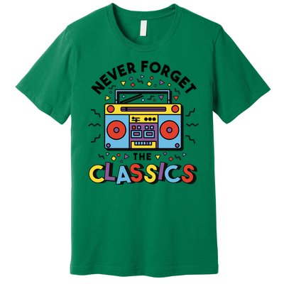 Never Forget The Classics Retro Premium T-Shirt