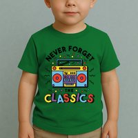 Never Forget The Classics Retro Toddler T-Shirt