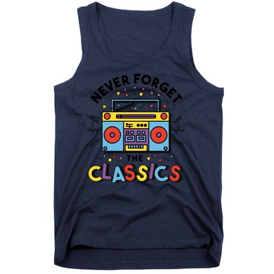 Never Forget The Classics Retro Tank Top