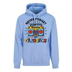 Never Forget The Classics Retro Unisex Surf Hoodie