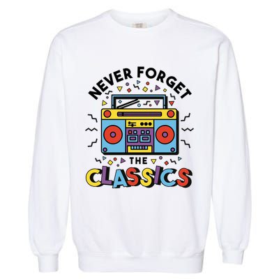 Never Forget The Classics Retro Garment-Dyed Sweatshirt
