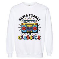 Never Forget The Classics Retro Garment-Dyed Sweatshirt