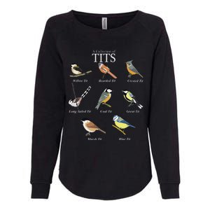 Nerd Funny Tit Birds Birdwatcher Collection Of Titten Bird Womens California Wash Sweatshirt