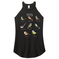 Nerd Funny Tit Birds Birdwatcher Collection Of Titten Bird Women's Perfect Tri Rocker Tank