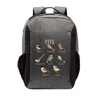 Nerd Funny Tit Birds Birdwatcher Collection Of Titten Bird Vector Backpack