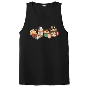 Nurse Fuel Thanksgiving Fall Coffee Pumpkin Spice Latte Gift PosiCharge Competitor Tank