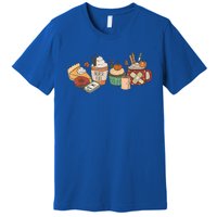 Nurse Fuel Thanksgiving Fall Coffee Pumpkin Spice Latte Gift Premium T-Shirt