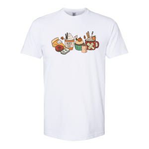 Nurse Fuel Thanksgiving Fall Coffee Pumpkin Spice Latte Gift Softstyle CVC T-Shirt